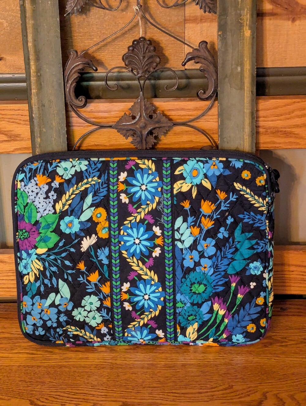 Vera Bradley Midnight Blues Floral Quilted Tablet Case - Picture 2 of 9